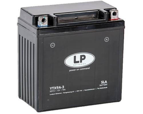 Батарея landport ytx9a-3 (ms ltx9a-3) (yb9l-a2/b) 12v 9ah (135x75x138mm) (120a) sla не обслуговується - залито (6)