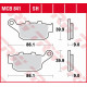 Гальмівні колодки trw lucas kh496 organic honda cbf 500 / cb500 x / cbr500 13-, cb 650 f / cbr 600 14-, nc 750 14-, kawasaki versys 650 15-, z 750 11-14, z 800 13-17, suzuki sfv 650 gladius 09-16, задн