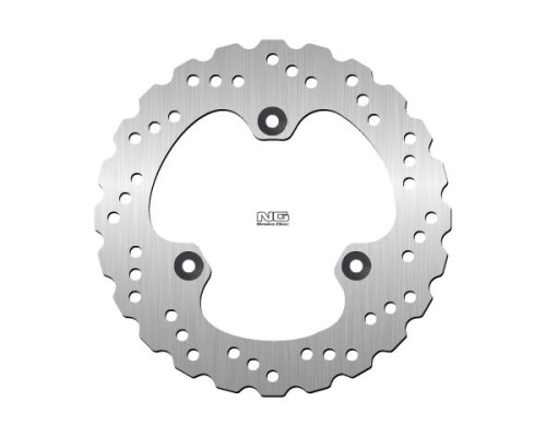 Ng задній гальмівний диск kawasaki ex 250/300 ninja 07-17 (220x110x5.0mm) (3x10.5mm) хвиля