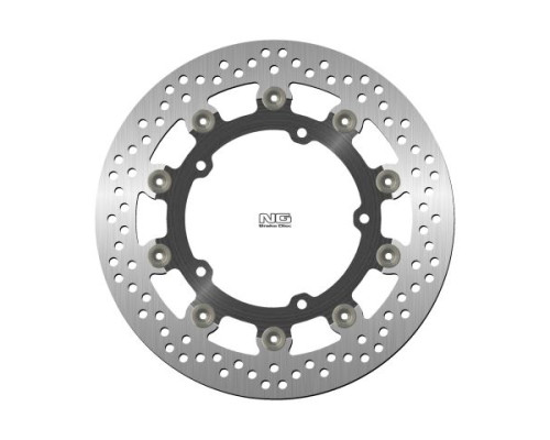Ng передній гальмівний диск yamaha fz6, mt03, mt09,xj6, xsr 900, r3, r25, xv 1700, xv 1900 (алюміній центр) (298x132x5.0mm) (5x8.5mm) плаваючий (алюміній центр)