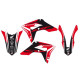 Набір наклейок (стікерів) blackbird HONDA crf 250r '22-'24, crf 450r '21-'24 dream 4 колір червоний чорний білий
