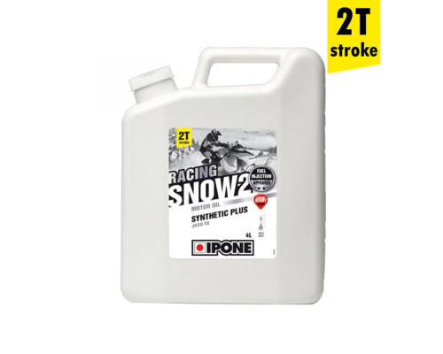 Ipone snow racing 2t масло для снігоходів 5 л (полуничний аромат) (-45°c) (akc) (4)