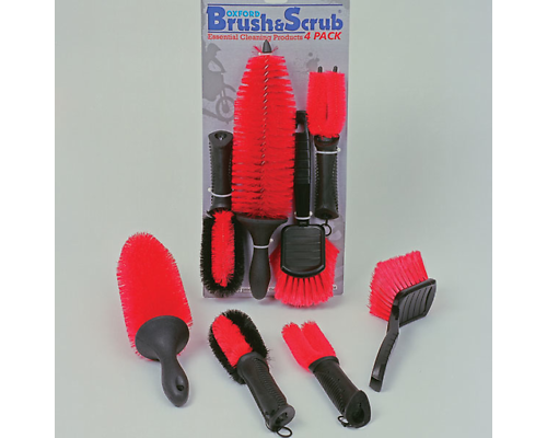 Набір щіток для чищення мотоциклів oxford brush scrap 4 pack (старий код: of607)