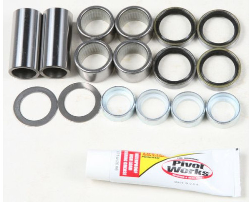 Ремонтний комплект swingarm pivot works ktm sx/sxf '04-'15 ,exc/excf '04-'16 , husqvarna te/fe '11-'16, husaberg te/fe '11-'14, (28-1168) (втулки 17x22x48mm-2pcs, підшипники 22x28x1 6mm-4pcs)