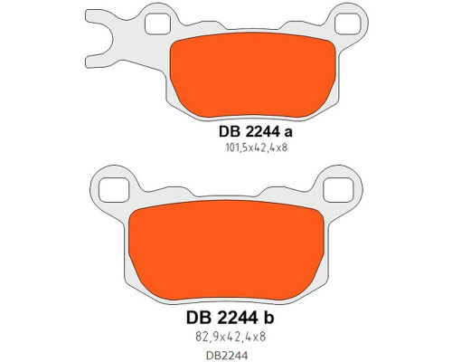 Гальмувальні колодки delta braking kh685 задні ліві can-am defender/traxter 800 '17-'21, can-am defender/traxter 976 '17-'22
