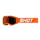Shot Racing Iris 2.0 МотоОкуляри Помаранчевий Мат/Білий Золоте Дзеркало