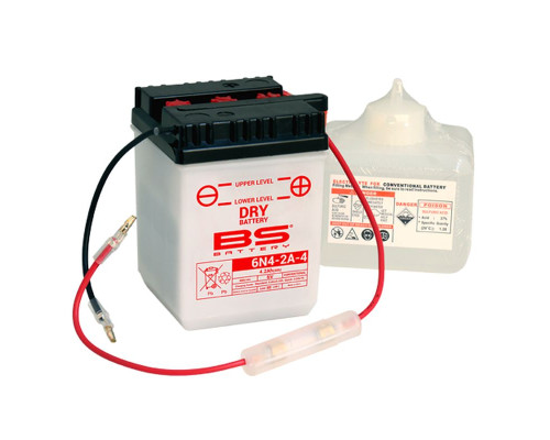 Bs battery 6n4-2a-4 6v 4ah 71x71x110 можна обслуговуватися - електроліт окремо (15) ue2019/1148