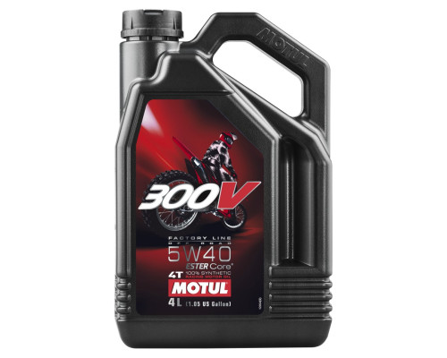 Motul engine oil 300v 4t fl off road 5w40 4l (синтетичне)