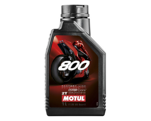 Motul engine oil 800 2t synthetic road racing factory line 1л