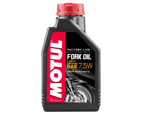 Motul fork oil factory line 7.5w medium (синтетичне) 1л