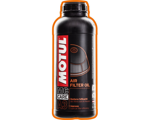 Motul A3 Air Filter Oil MC Care 1L Масло для повітряних фільтрів 1 літр Синій