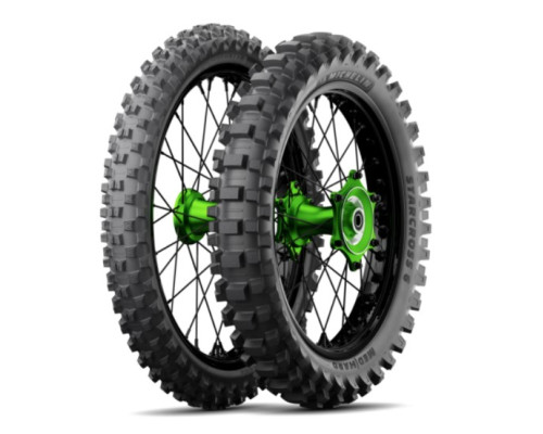 Шина michelin 100/90-19 starcross 6 середня жорстка 57m nhs tt m/c задня крапка 13/2022