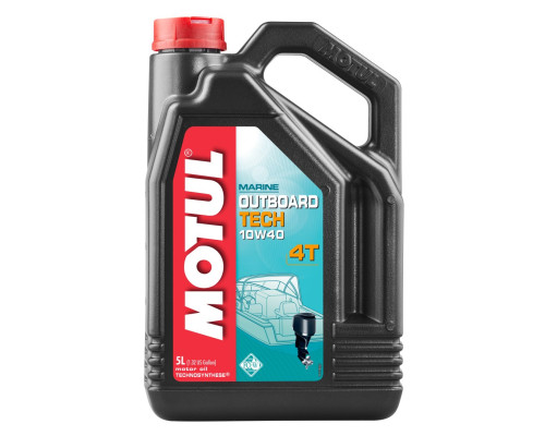 Motul моторне масло outboard tech 4t 10w40 5l