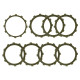 ДИСКИ ЗЧЕПЛЕННЯ BRONCO RACING YAMAHA YFZ 450 '04-'14, YFM 700 '06-'14, FZ8 '11-'15 (EBS2364R)