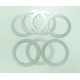 ПРОСТАВКИ ДИСКА ЗЧЕПЛЕННЯ PSYCHIC YAMAHA YZ125 93-16 (YZ125 91-92 - 6 ШТ.) (123,9X91,7X1,6X30T)-7X (PS044B)