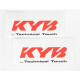 Кришки передньої підвіси kyb (kyb technical touch) червоні (2 шт.)
