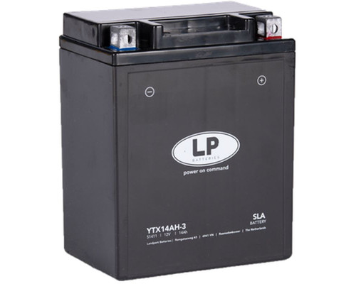 Батарея landport ytx14ah-3 (ms ltx14ah-3) (yb14l-a2/b2) 12v 14ah (134x89x166mm) (210a) sla не потрібно обслуговується - залито (4)