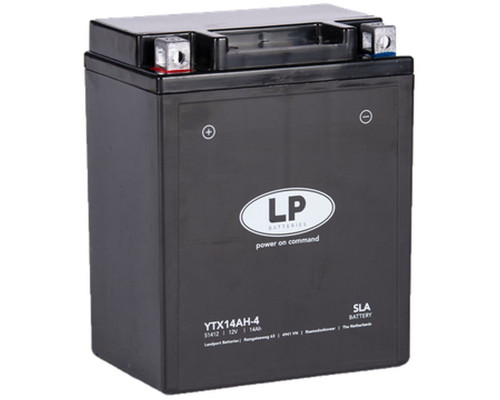 Батарея landport ytx14ah-4 (ms ltx14ah-4) (yb14-a2) 12v 14ah (134x89x166mm) (210a) sla не потрібно обслуговується - заливо (4)