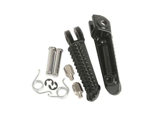 Biketec parts комплект підніжок водія (підставки для ніг) в комплекті з кріпленнями YAMAHA yzf r1 '98-11, yzf r6 '99-12, yzf r6s '03-09 колір чорний