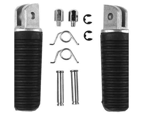 Biketec parts комплект підніжки водія в комплекті з кріпленнями YAMAHA xj 600 '92-03, yzf r6 '98-06, yzf r1 '99-09, fz6 fazer '00-08, tdm 900 '02-09, xj 900 '95-03, bt 1000 bulldog '02-04, (оригінальна заміна)