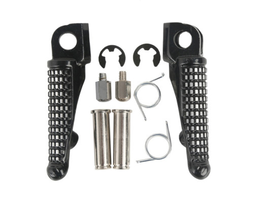 Biketec parts комплект підніжок водія (підніжки) в комплекті з кріпленнями kawasaki zx-6r '03-13, zx 636 '03-06, zx-10r '04-13, zx-9r '98-03, z 750/s '07-10, er6 n/f / ninja 650r '09-13 колір чорний