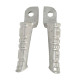Biketec parts комплект підніжок (підставки для ніг) hyosung gt 250r '04-17, gt 650r '04-17 колір срібло