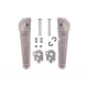 Biketec parts комплект підніжки пасажира в зборі з кріпленнями HONDA cb 400 '93-98, cbr 250 '87-97, cbr 900 '93-99, cbr 929 '00-01, cbr 954 '02-03, vtr 1000 '97-05, cbr 600 '91-02, vfr 750/800 '90-10, cbr 1100xx '96-05, cb 1300 '03-17 колір sr