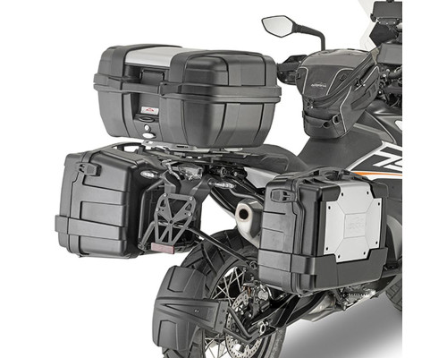 Kappa, Стелаж Бічні футляри Monokey Cam Side, для KTM 790 ADV '19-'20, 890 ADV '21-, Husqvarna Norden 901 '22-, під Куфри KFR K'Force Alu