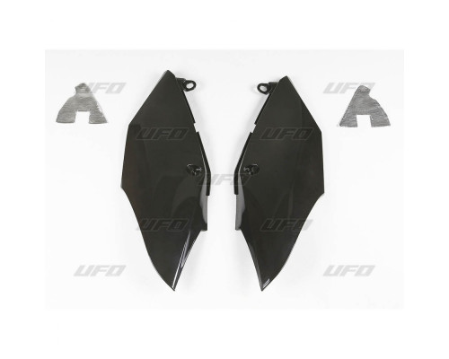 Задні боковини UFO HONDA crf 250r/rx '18-'20, колір чорний