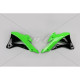 Ковпачки радіатора UFO kawasaki kx 85 '14-'21, kx 100 '14-'21 колір zileony black