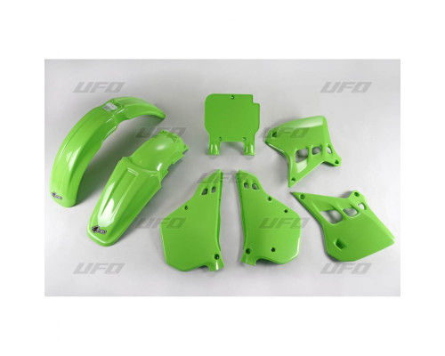 Пластиковий комплект UFO kawasaki kx 125 '90-'91 колір oem '91 (зелений) (ka196e999a) (kawasaki kx 125 '90-'91) (ka196e999a)
