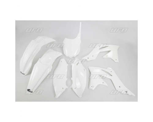 Набір пластикових обвісів kawasaki kxf 250 '13-'16 колір білий (ka219e047) (ka219e047)