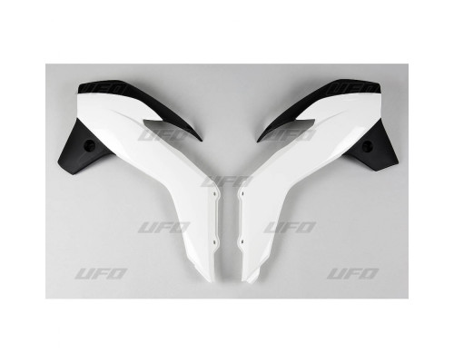 Ковпачки радіатора UFO ktm sx '13-'17 колір oem '17 (білий/чорний)