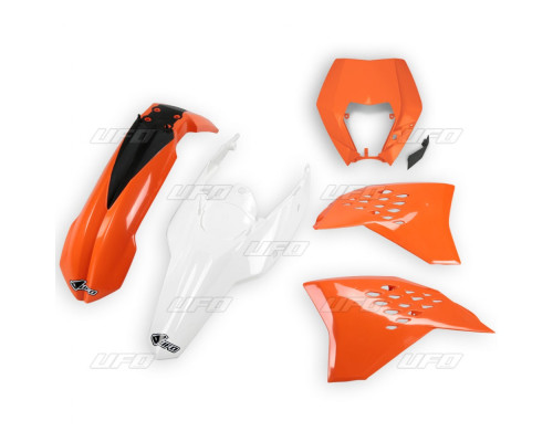 Пластиковий набір UFO ktm exc/exc-f '11 колір oem '11 (помаранчевий/білий) (kt520e999w) (kt520e999w)