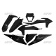 Пластиковий комплект UFO ktm exc 125 '20-'21, exc 250 / 300 tpi '20-'23, exc-f 250 / 350 / 450 / 500 '20-'23 з кришкою лампи, колір чорний (kt527e001)