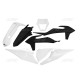 Пластиковий набір UFO ktm exc 125 '20-'21, exc 250 / 300 tpi '20-'23, exc-f 250 / 350 / 450 / 500 '20-'23 з кришкою для лампи колір білий чорний шестиденне видання (kt527e999s)