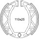 Гальмівні колодки brenta sh503 YAMAHA cygnus 125 '95-'02, neos 50 '97-'09, sr 125 '82-'02, tt 225 '86-'04, yfa 125 '91-'93, yfm 200 '86-'89, yfm 225/350 '86-'88, y fs 200 '88-'02 (ft 01205)