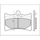 Гальмівні колодки brenta kh126 (organic) aprilia 125 af1 '89-'92, rs 125 ;99-;05, gilera 125