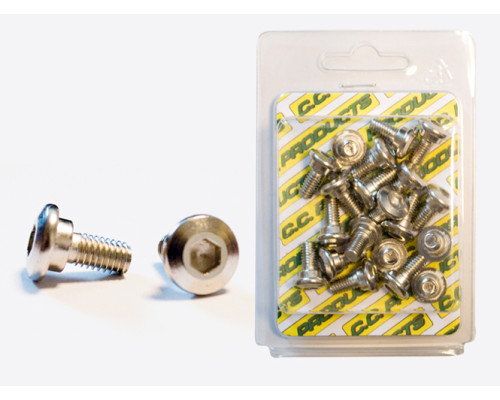 CC БОЛТИ ПЕРЕДНЬОГО ГАЛЬМУВАЛЬНОГО ДИСКА KAWASAKI KX/KXF (20PCS) M6, ПЛОСКИЙ - ШЕСТИГРАННИЙ, 10.9HRC (1083-16) (CC PRODUCTS)
