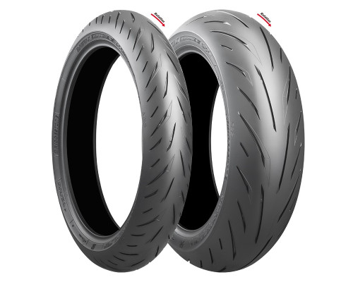Bridgestone Battlax S22 Комплект шин 120/70ZR17 160/60ZR17 TL Передня Задня DOT 2024