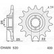 Cht задня зірочка 48948 kawasaki kx 125/250/500 '83-'21 kxf 250/450 '04-'21 алюміній срібний ergal