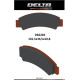 Гальмівні колодки delta braking kh726 cf moto c-force 400/450/500/600 '17-21, z-force 950/1000 '18-21, u-force 1000 '19-21 передня л/п
