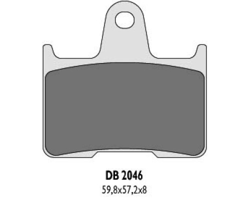 Гальмівні колодки delta braking kh254