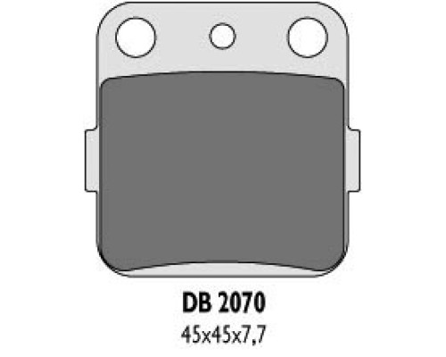 Гальмівні колодки delta braking kh84 - заміна db2070mx-d та db2070qd-d
