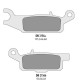 Гальмувальні колодки delta бракінг kh444 YAMAHA yfm 550 grizzly '11-14, yfm 700 grizzly '07-18 передня права - заміна db2156mx-d та db2156qd-d