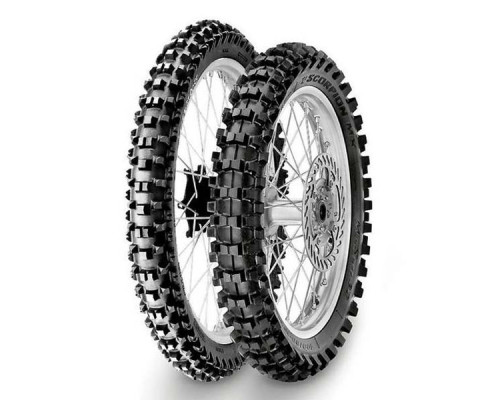 Шина pirelli 100/90-19 scorpion mx32 mid soft 57m tt зад dot 02/2024