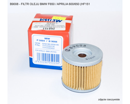 Miw Meiwa Фільтр Олії BMW F650 Aprilia 600/650 HF151 50 штук