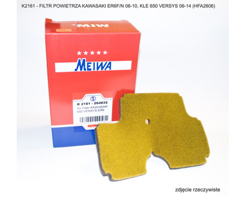 Miw Meiwa Фільтр Повітря Kawasaki ER6F/N 06-10 KLE 650 Versys 06-14 HFA2606 50шт