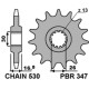 Зірочка передня pbr 347 16 honda cbr 1000rr '04-'16, cbf 1000, cbr 900/929/954 (jtf333.16) (ланцюг 530) (34716jt)