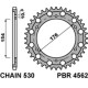 Задня зірочка pbr 4562 43 c45 honda cb 1000r '08-'18 (jtr1340.43) отвор-10.5mm (ланцюг 530) (std.-1)
